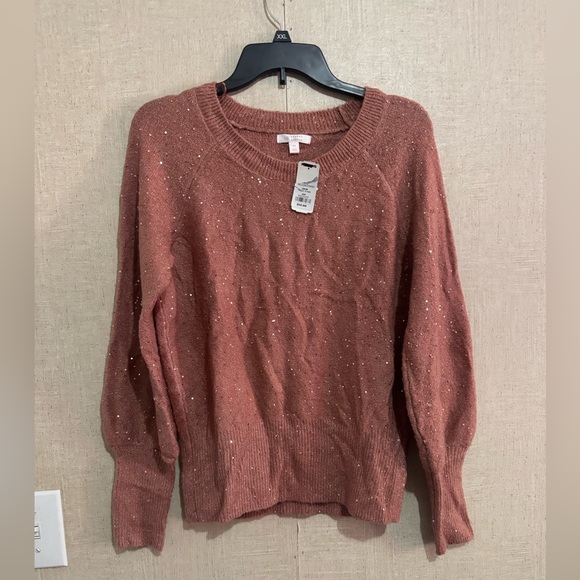 LC Lauren Conrad women’s sparkle sweater - Picture 1 of 8